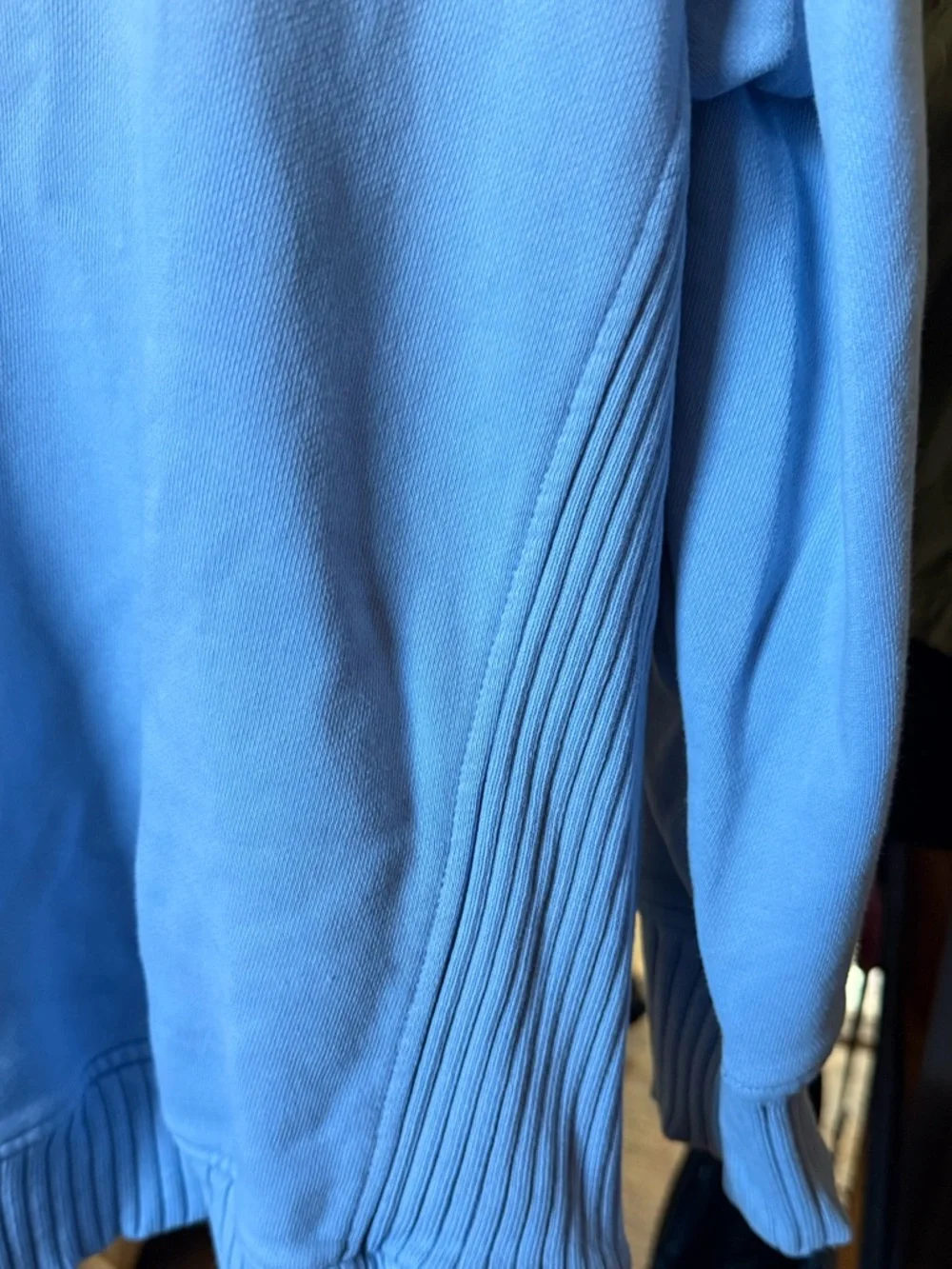 aerie oversized comfy Light Blue Crewneck Sweatshirt size XL 88% cotton - Picture 2 of 7